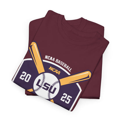 LSU Baseball 2025 National Champions Logo T-Shirt