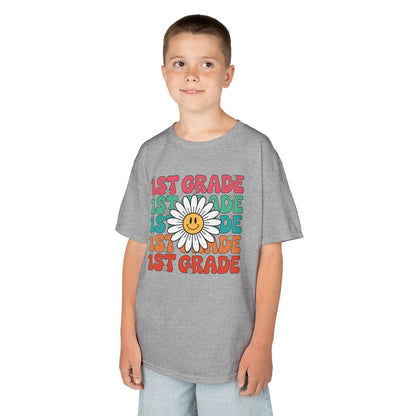 Groovy 1st Grade Back To School First Day of First Grade T-Shirt