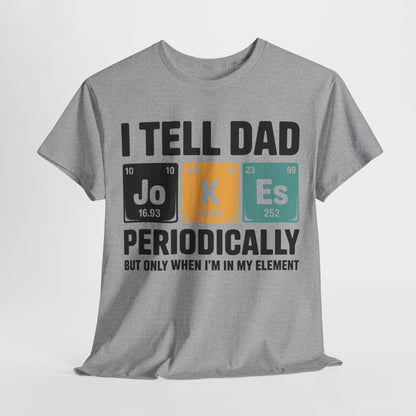 I Tell Dad Jokes Periodically Element Vintage Father's Day T-Shirt