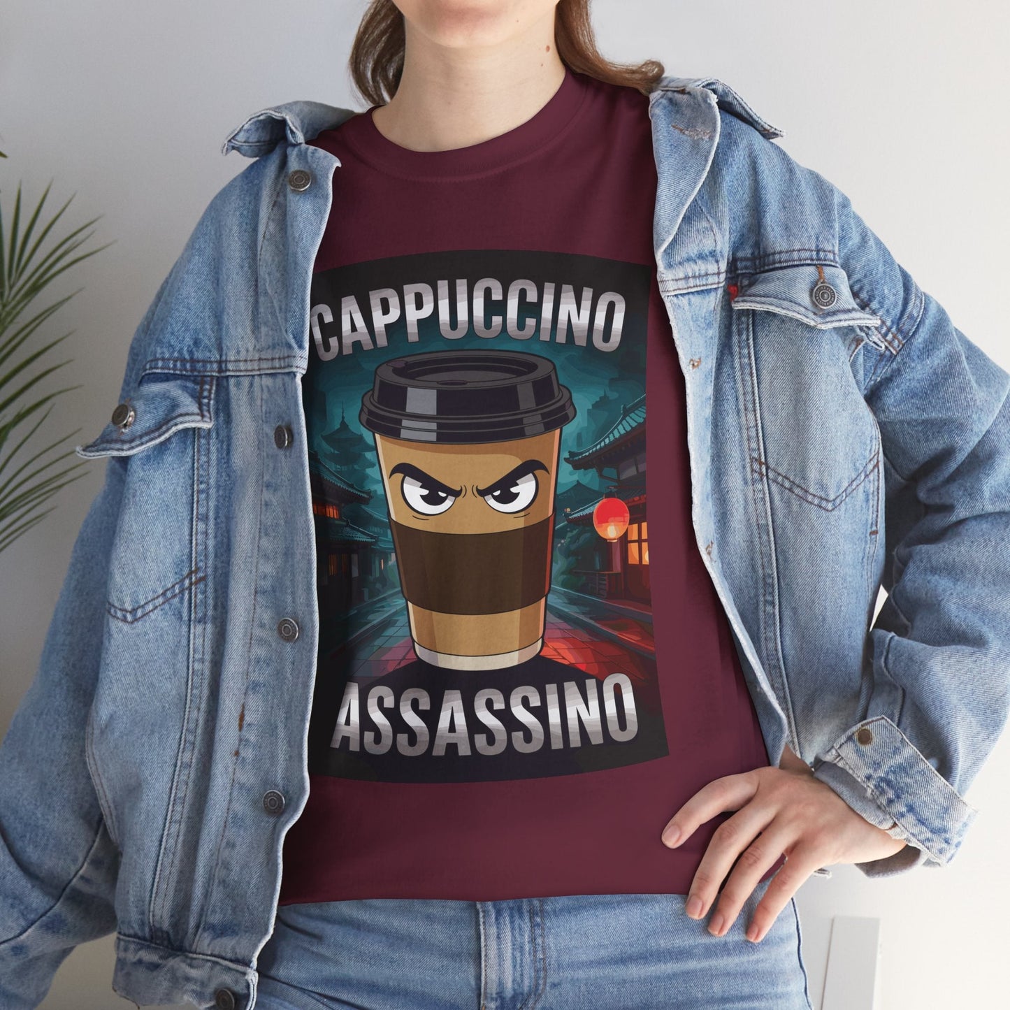 Cappuccino Assassino Coffee Lovers Italian Brainrot Meme T-Shirt
