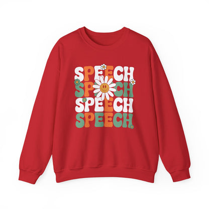Speech Therapy Retro Speech Language Pathologist Therapist Sweatshirt