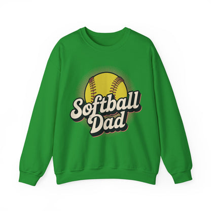 Funny Fathers Day Softball Dad Gift From Daughter Son Wife Sweatshirt