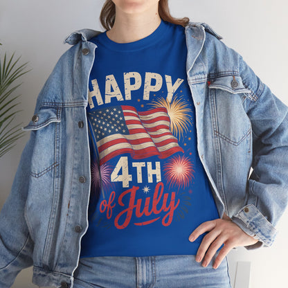Happy 4th Of July Patriotic American US Flag 4th Of July T-Shirt