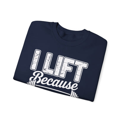 I lift because my wife is hot - powerlifter workout fitness Sweatshirt