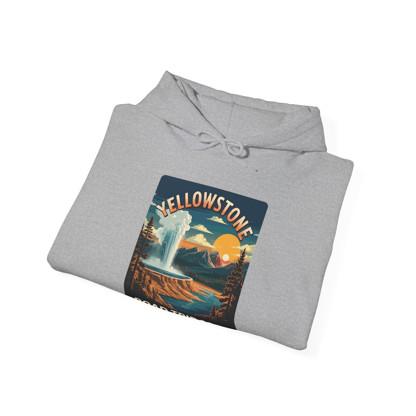 Yellowstone Family Road Trip 2025 National Park Outdoor Hoodie