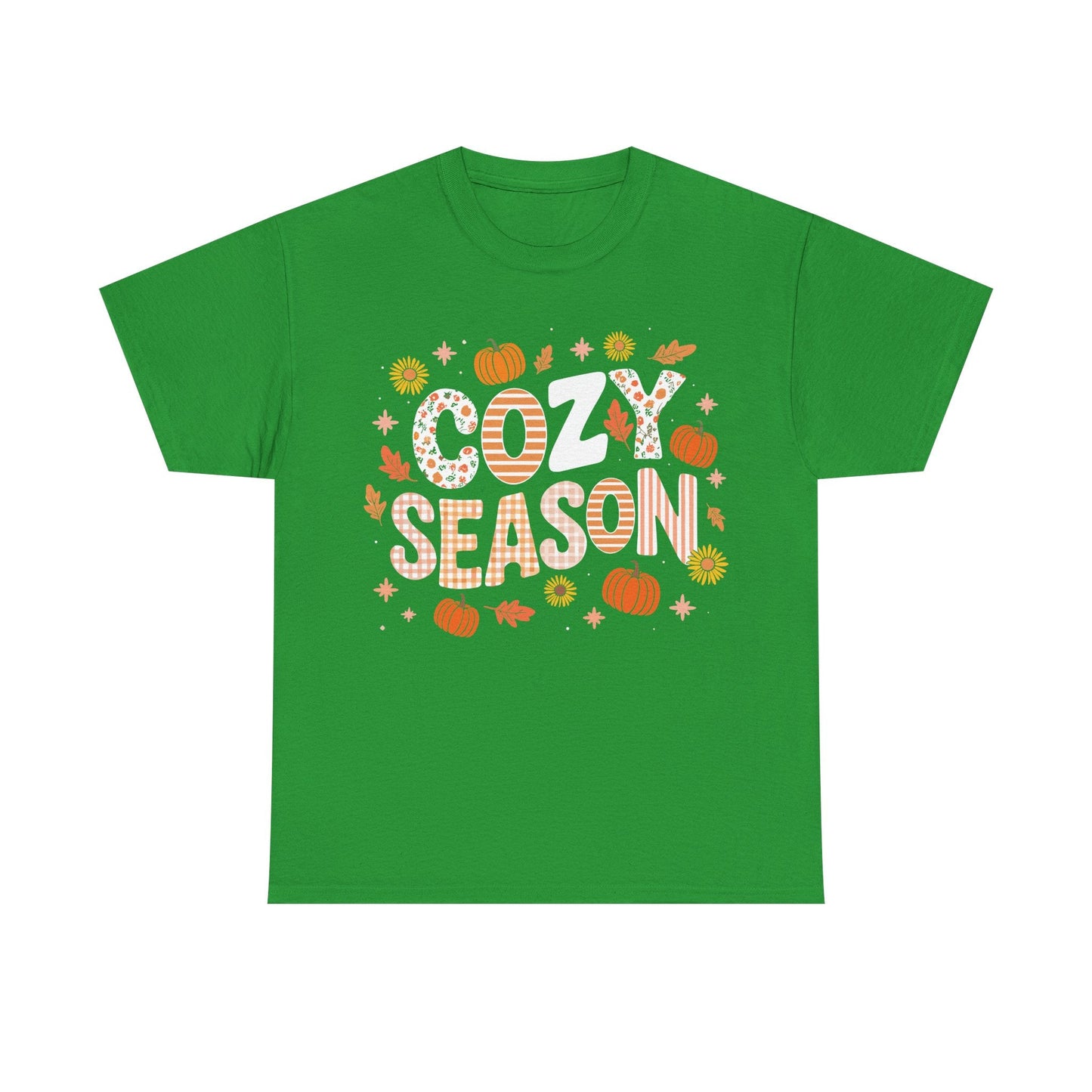 Cozy Season Autumn Fall Vibes Halloween Thanksgiving Pumpkin T-Shirt