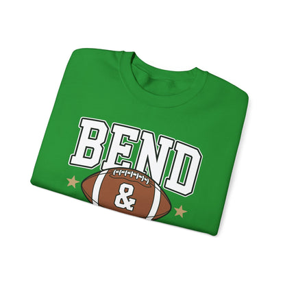 Funny Game Day Touchdown Season Cute Bend and Snap Football Sweatshirt