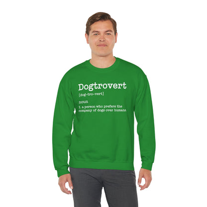 Dogtrovert Definition, Funny Dog Sweatshirt For Men Women