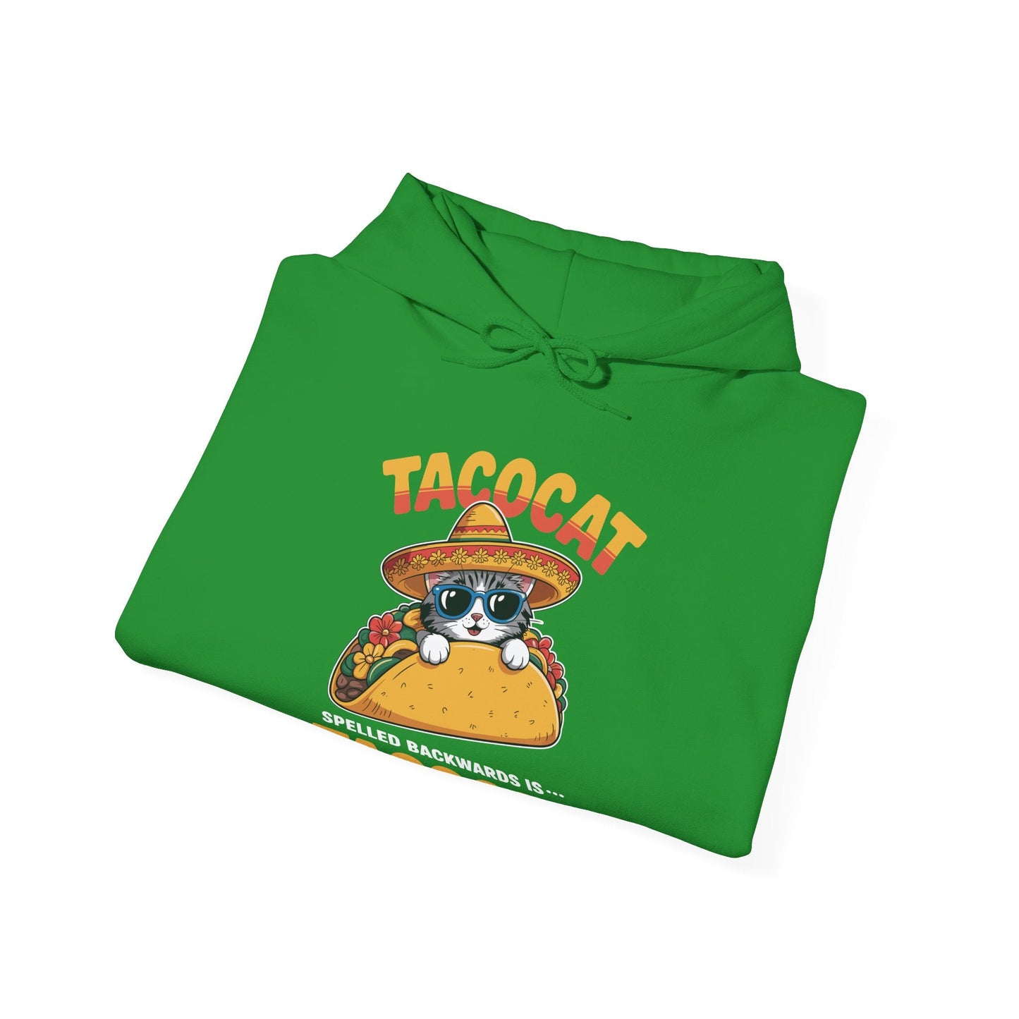 Tacocat Spelled Backwards Taco Cat Cinco De Mayo Hoodie Men Women