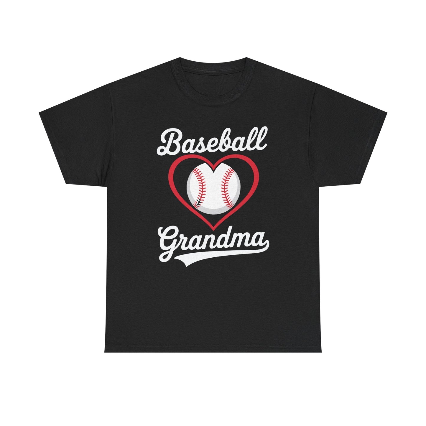 Baseball Grandma Shirt Women Baseball Heart Mothers Day T-Shirt