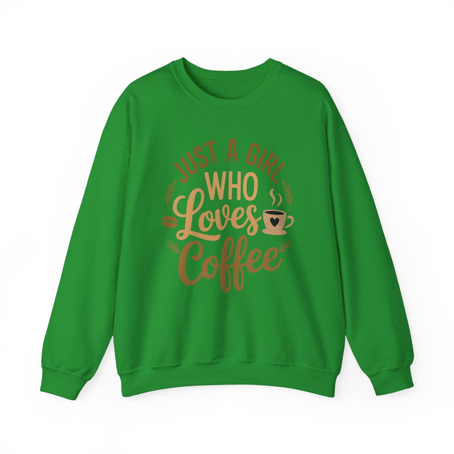 Just A Girl Who Loves Coffee Womens Coffee Lover Sweatshirt