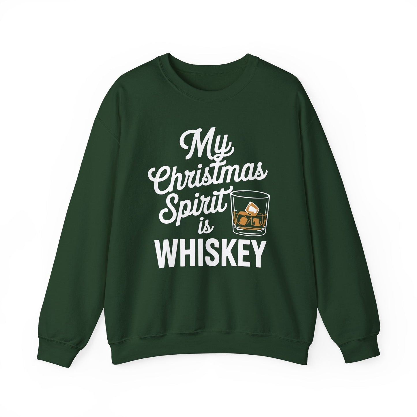 Funny Christmas Drinking Shirt Whiskey Liquor Drinker Saying Sweatshirt
