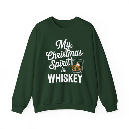 Funny Christmas Drinking Shirt Whiskey Liquor Drinker Saying Sweatshirt