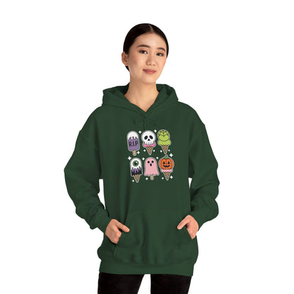 Horror Movie Summer Popsicle Halloween Ice Cream Summer-ween Hoodie for Men Women