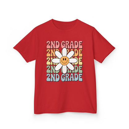 Groovy 2nd Grade Back To School First Day of Second Grade T-Shirt