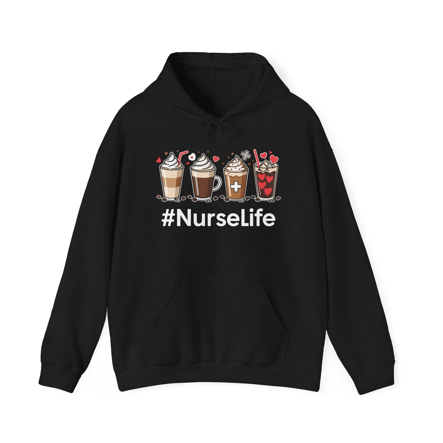 Nurse Life Funny Coffee Nurses Fuel Registered Nurse Medical Hoodie