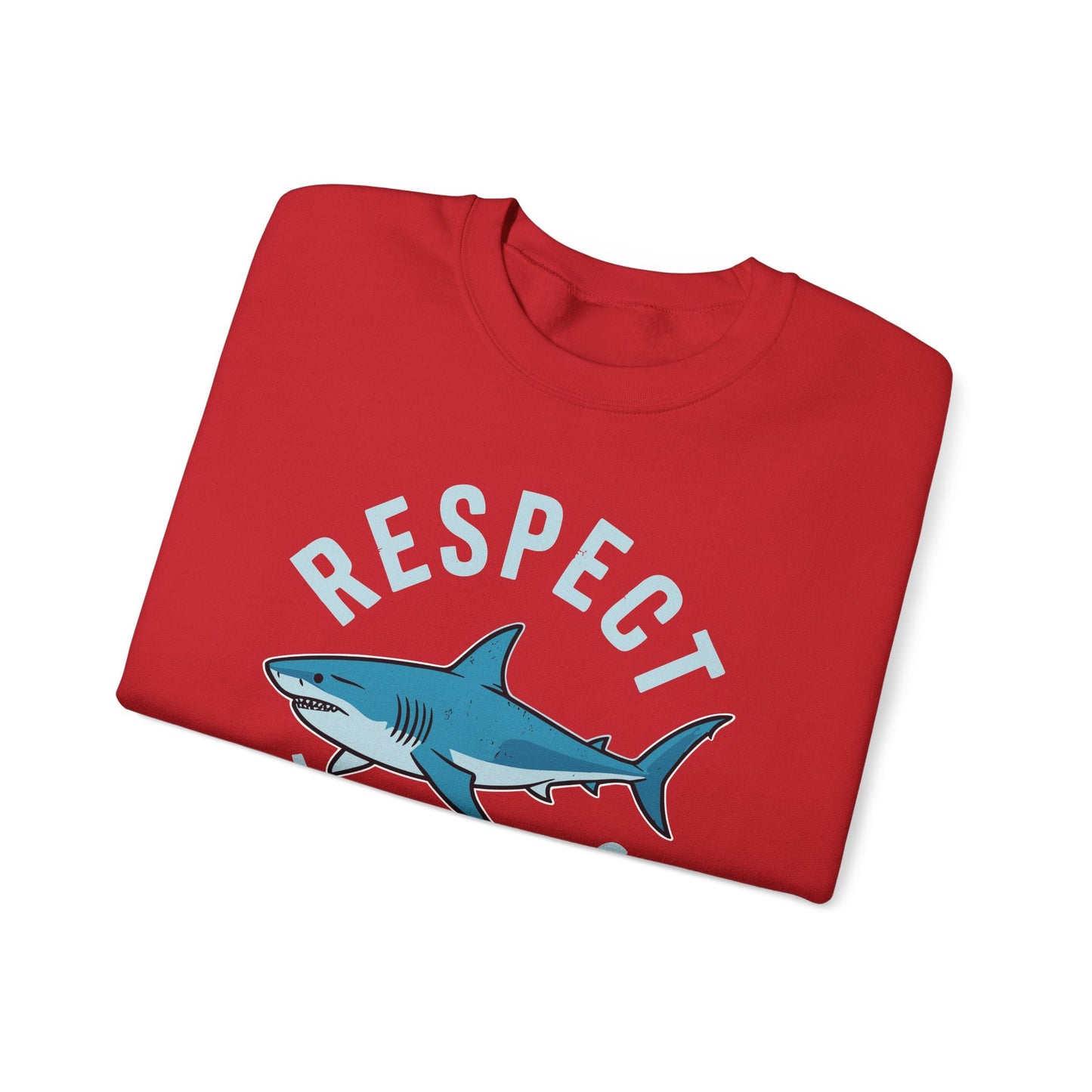 Respect The Locals Shark Ocean Animal Rights Biology Life Sweatshirt