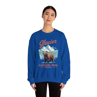 Glacier National Park retro Sweatshirt