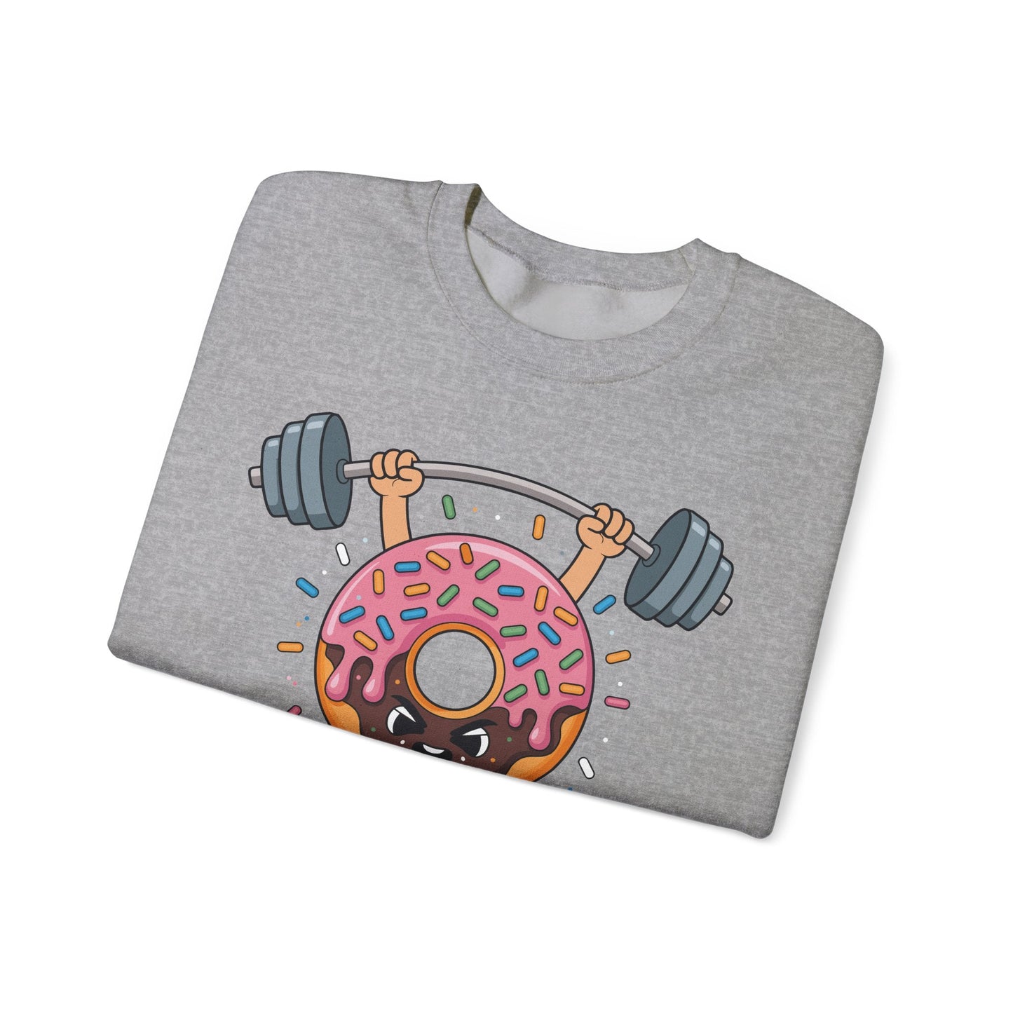 Funny Weightlifing Fitness Workout Gym Donut Lover Sweatshirt