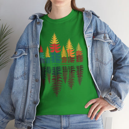 Nature Reflection Forest Trees Outdoor Wildlife T-Shirt