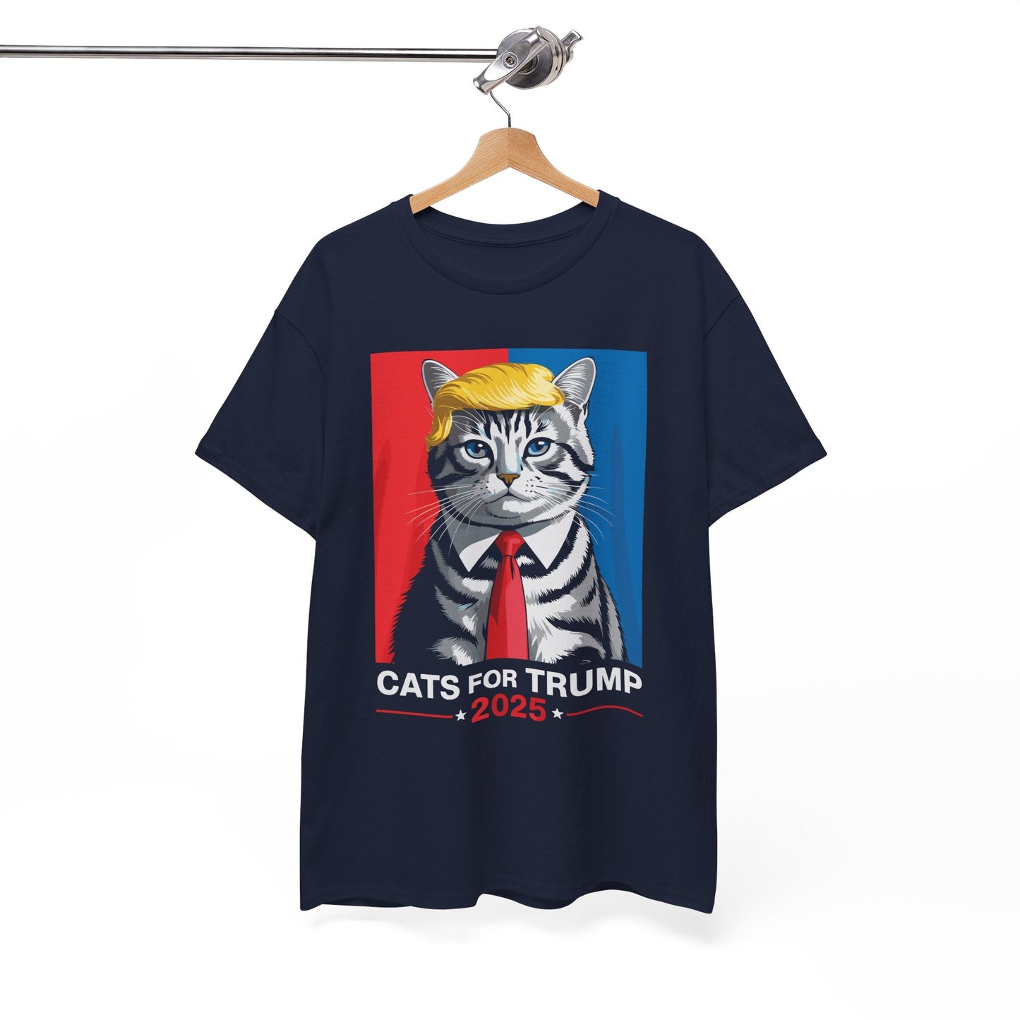 Cats For Trump 2025 Funny Tee For Vance Trump T-shirt
