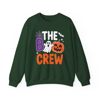 Halloween The Boo Crew Cute Ghost Spooky Family Matching Sweatshirt