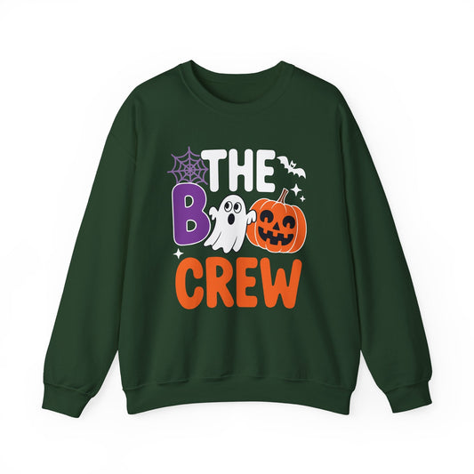Halloween The Boo Crew Cute Ghost Spooky Family Matching Sweatshirt
