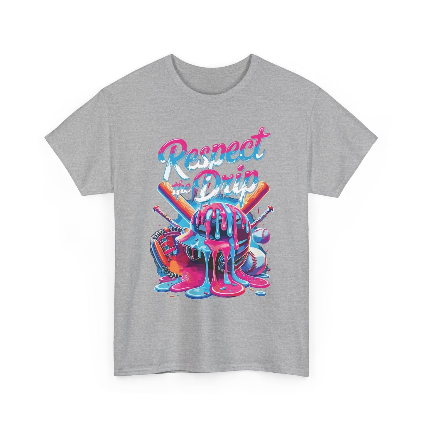 Baseball Drip For Boys Ice Cream Respect The Drip Baseball T-Shirt