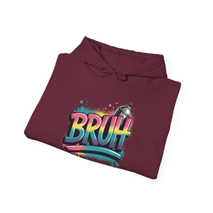 Bruh Graffiti Funny Saying Street Art Meme Men Boys Kids Hoodie