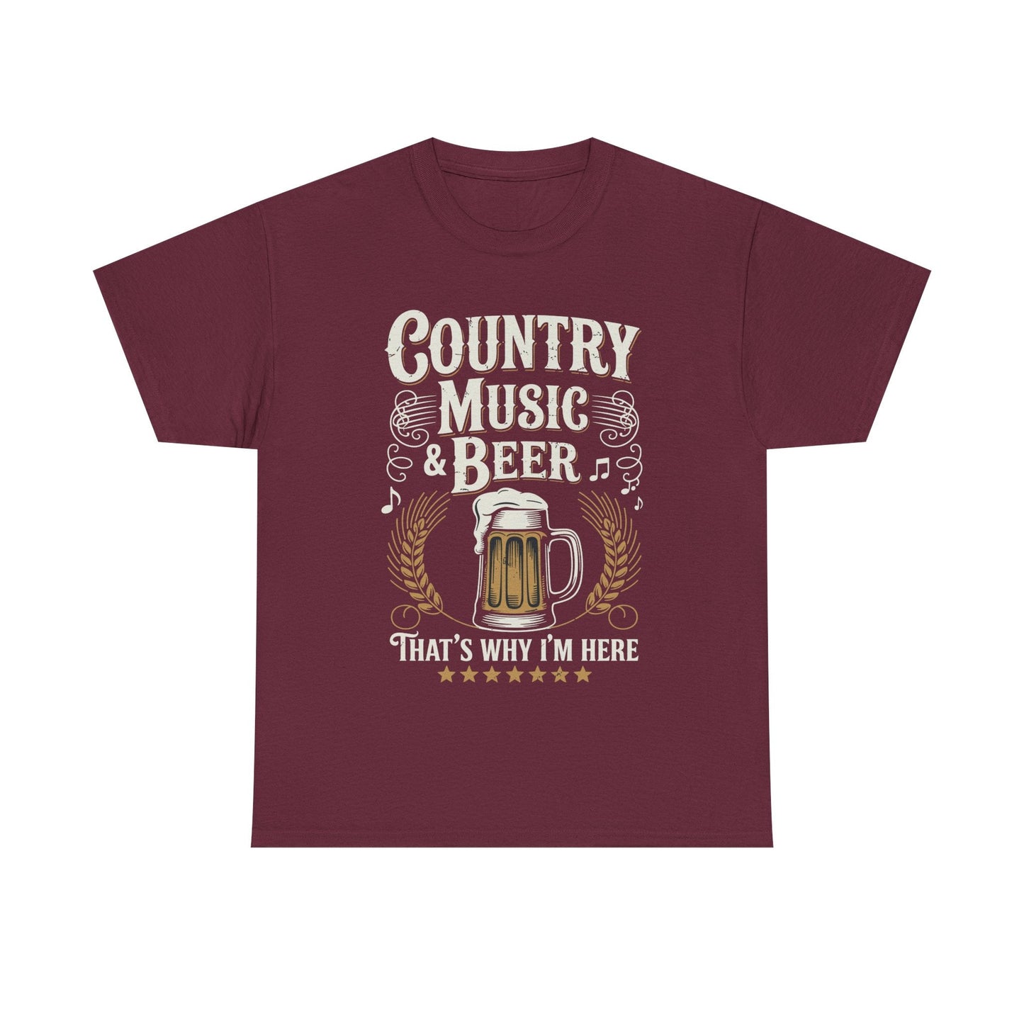 Vintage Country Music and Beer That's Why I'm Here Legends T-Shirt