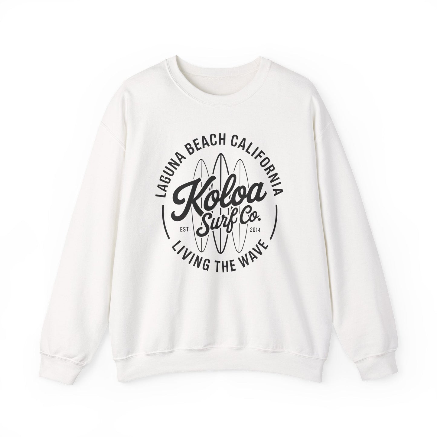Koloa Surf Laguna Boards Logo Lightweight, Graphic Sweatshirt