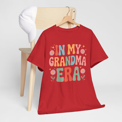 In My Grandma Era Funny Sarcastic Groovy Retro Mothers Day T-Shirt