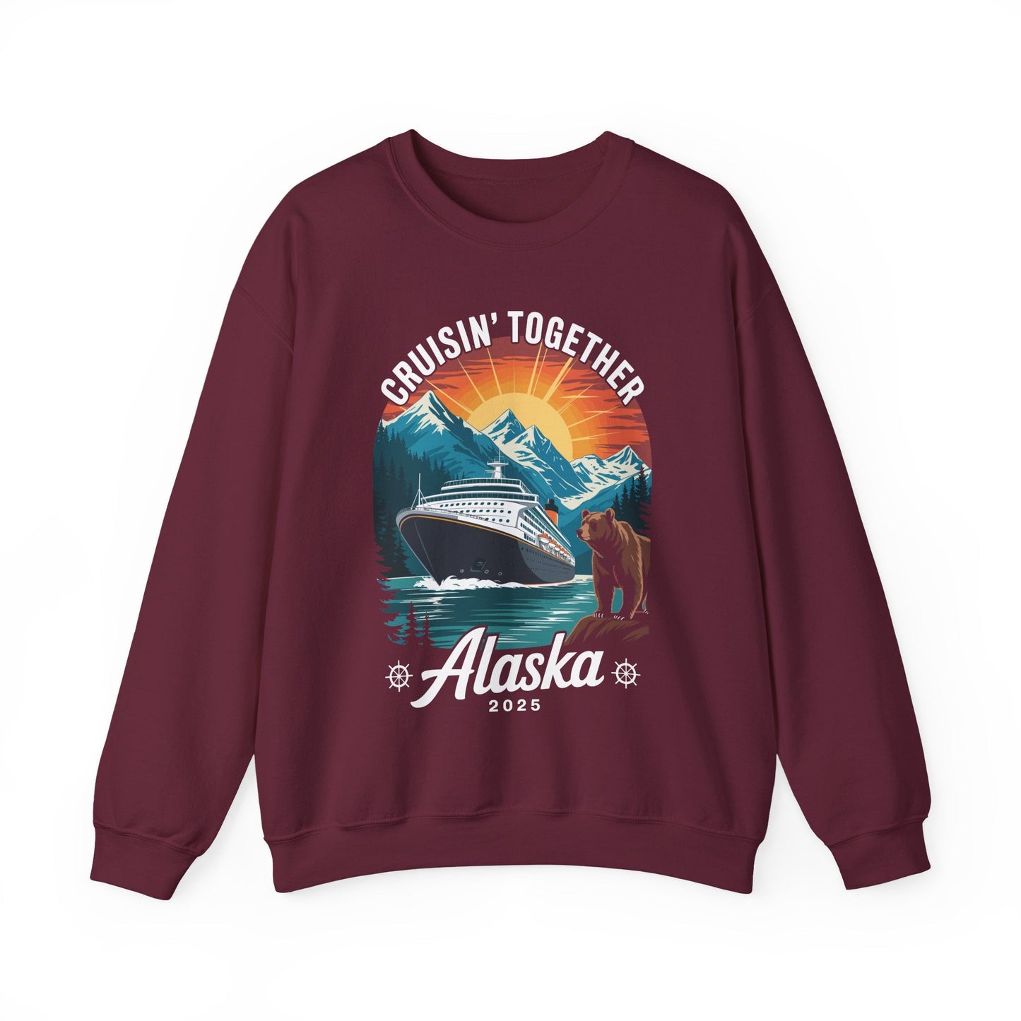Cruisin Together Alaska 2025 Family Friend Alaska Cruise Sweatshirt