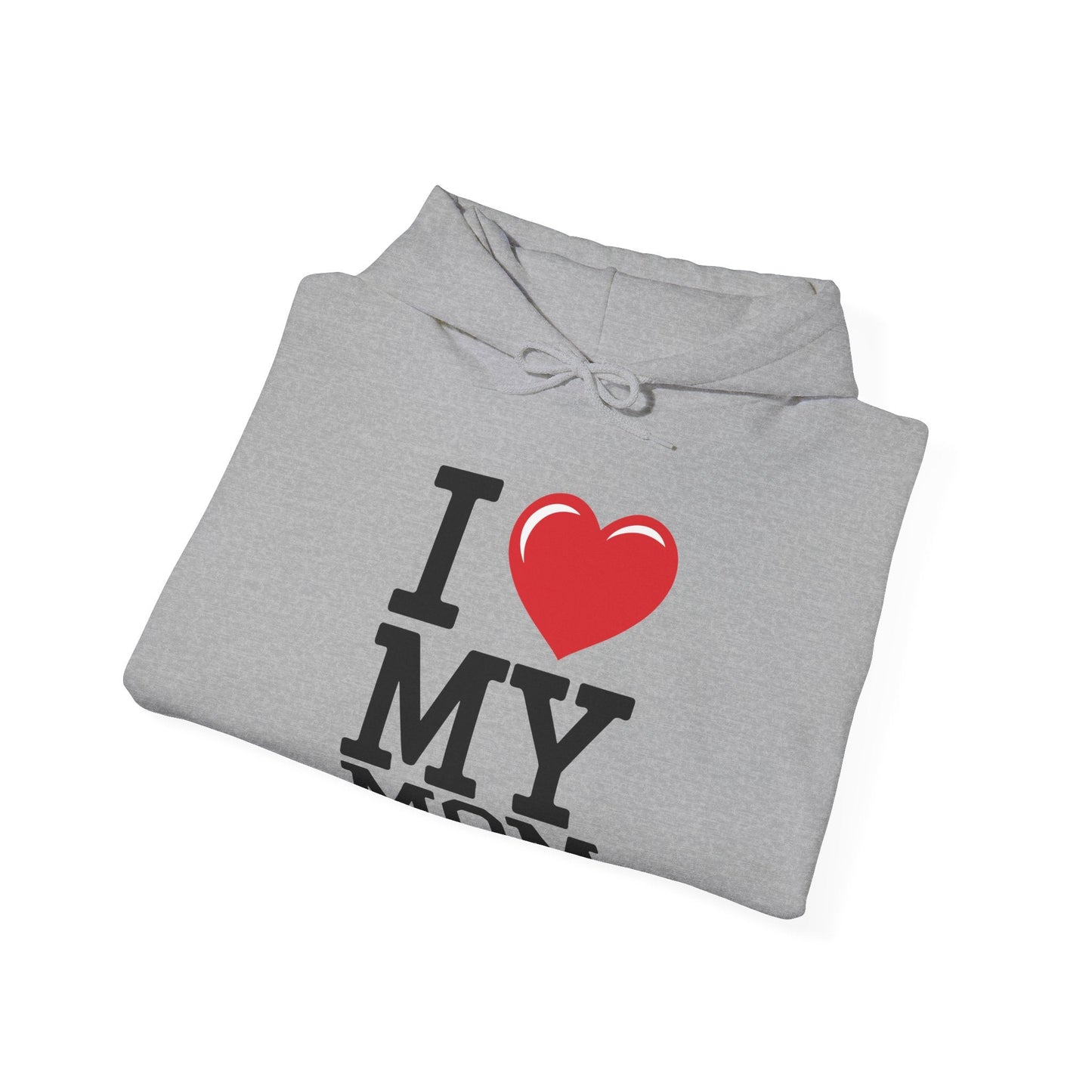 I Love My Mom Mothers Day from Daughter or Son Hoodie