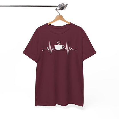 Coffee Heartbeat Drinking Coffee T-Shirt