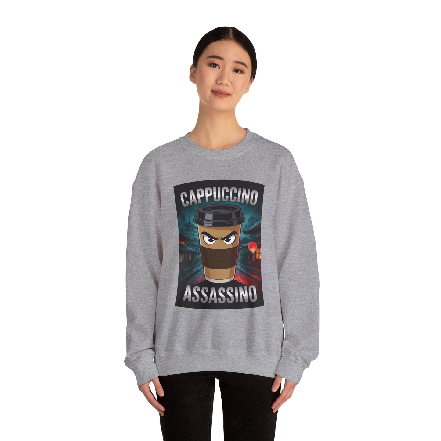 Cappuccino Assassino Coffee Lovers Italian Brainrot Meme Sweatshirt