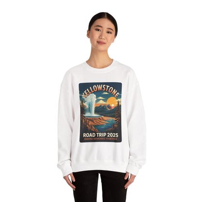 Yellowstone Family Road Trip 2025 National Park Outdoor Sweatshirt