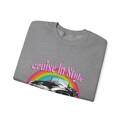 Cruise In Style Car Lovers Sweatshirt