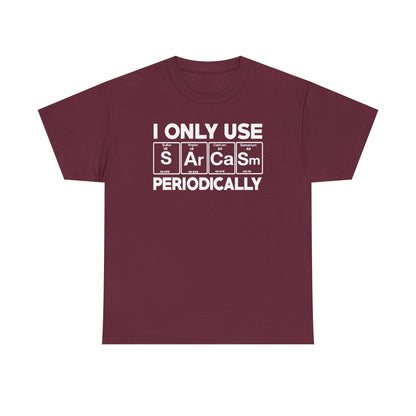 Sarcasm Periodic Table Element Weird Science Joke Gift T-Shirt