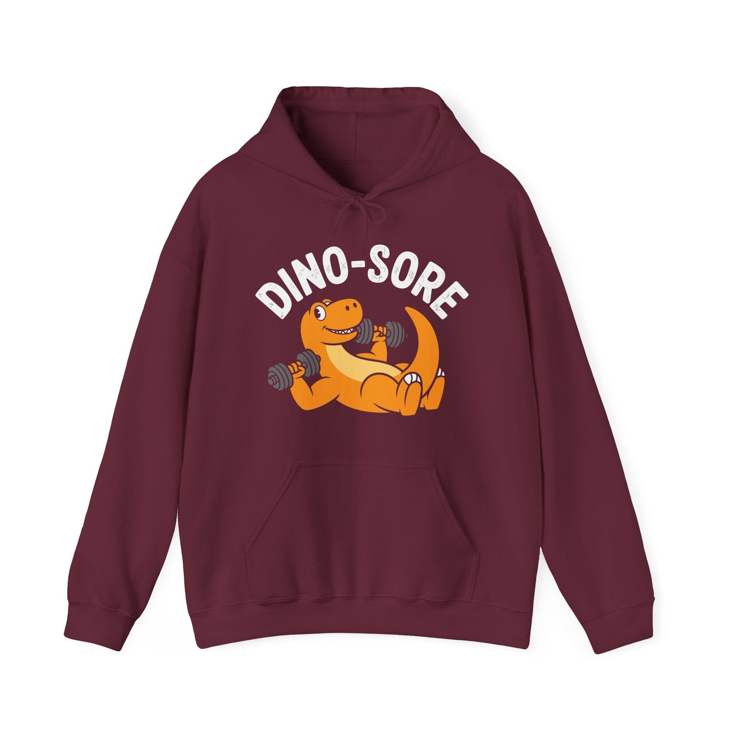 Gym Workout Dino Sore Exercise Fitness Boys Women Men Hoodie