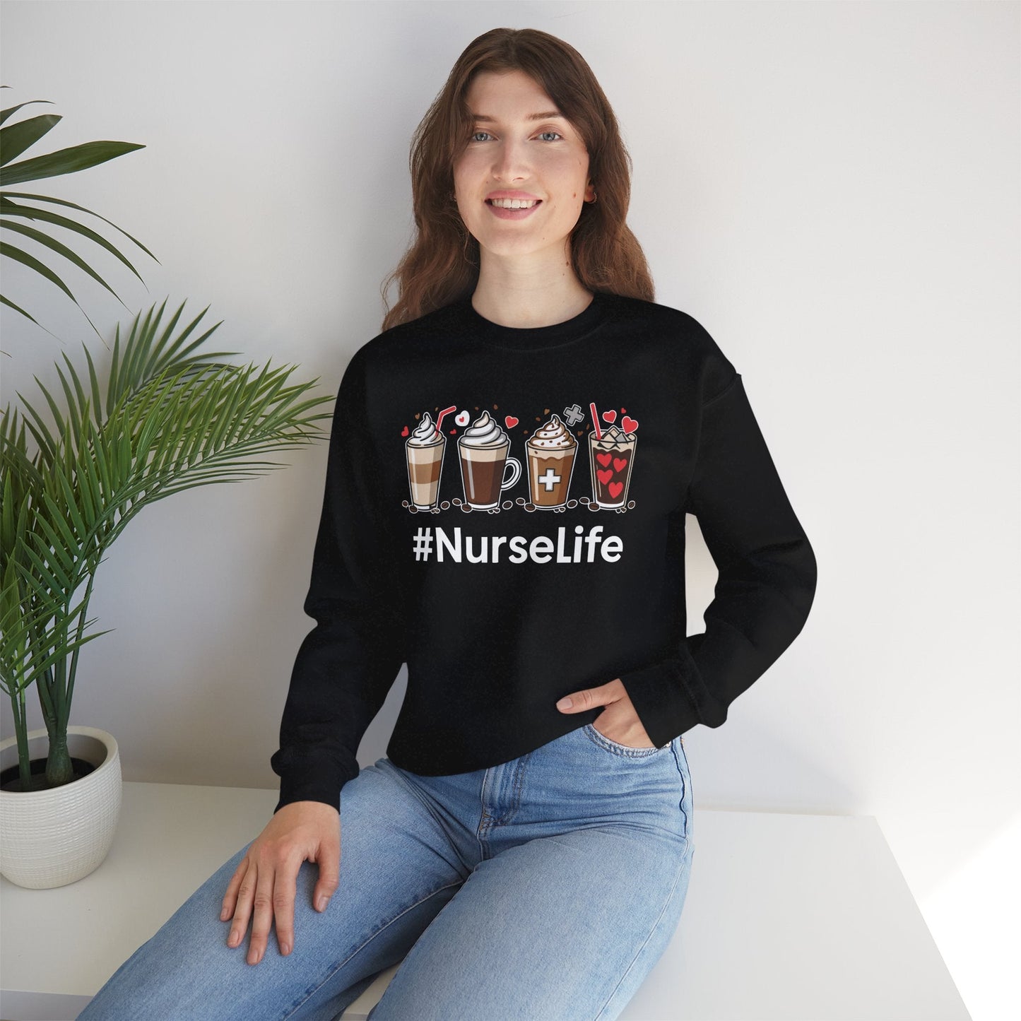 Nurse Life Funny Coffee Nurses Fuel Registered Nurse Medical Sweatshirt