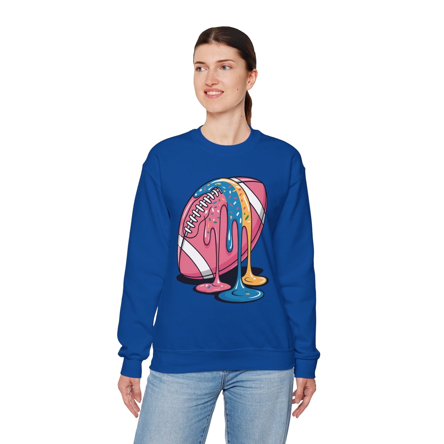 Football Drip For Lineman WR QB RB Ice Cream Sprinkles Sweatshirt