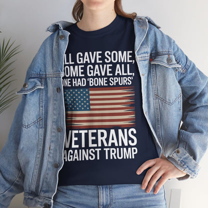 Veterans Against Trump Anti Trump Political Protest T-Shirt