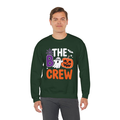 Halloween The Boo Crew Cute Ghost Spooky Family Matching Sweatshirt