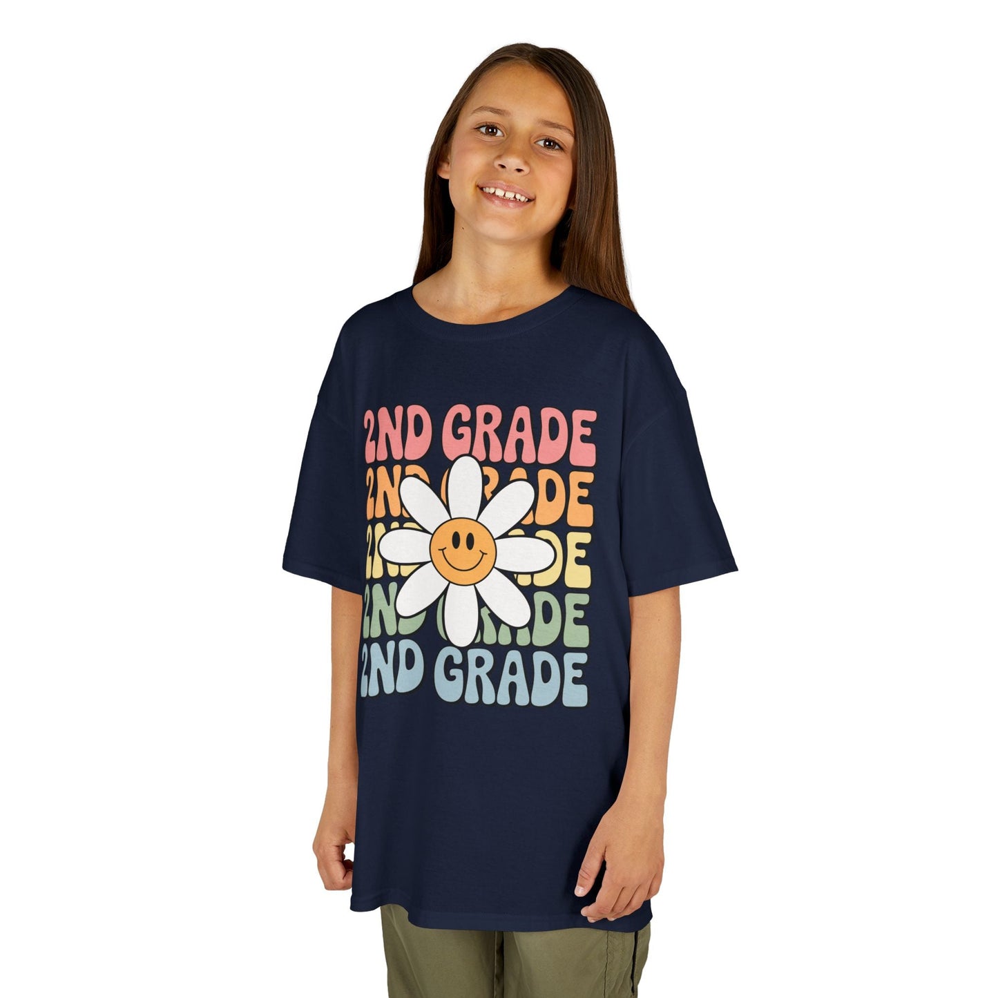 Groovy 2nd Grade Back To School First Day of Second Grade T-Shirt