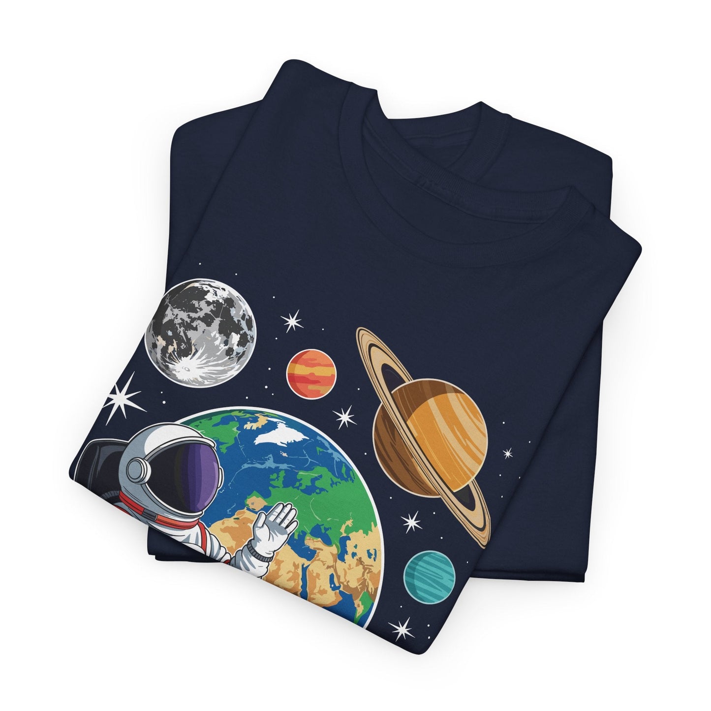 Astronaut Gamer Space Gaming System Planets T-Shirt