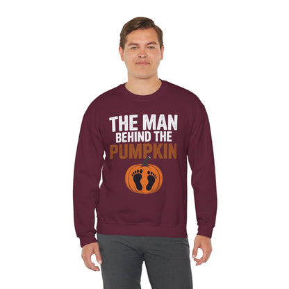Pregnant Thanksgiving Costume for Dad Expecting Lil Pumpkin Sweatshirt