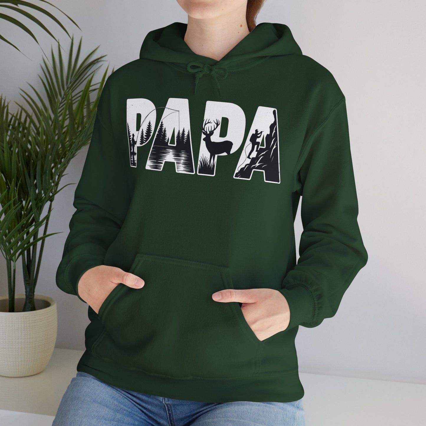 Best Hunting Dad Ever Hoodie Vintage Father’s Day Hoodie for Men