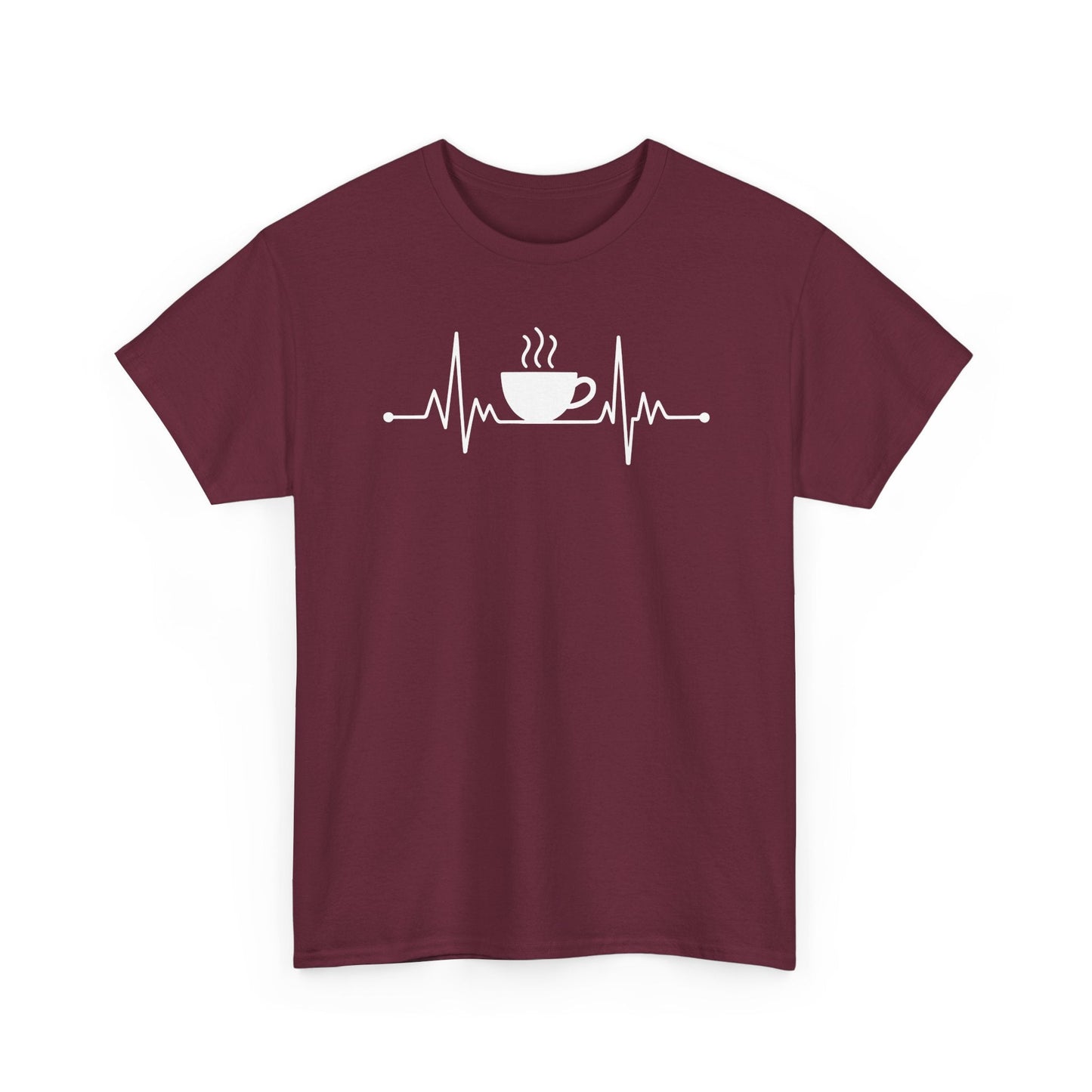Coffee Heartbeat Drinking Coffee T-Shirt