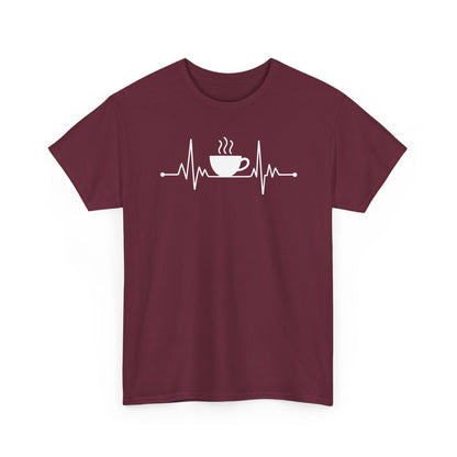 Coffee Heartbeat Drinking Coffee T-Shirt